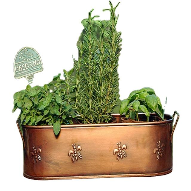 Fioriera In Metallo Beige Katia | Maisons Du Monde - Foto 4