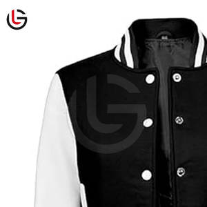 Veste Letterman courte confortable en matériau durable Nouveau design Veste Letterman courte pour femmes - Product Image 4