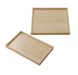 Bandeja/soporte de madera de acacia, forma sin cortar, diseño antideslizante, producto de madera personalizado, Negocio de boda en casa, última fabricación - Product Image 5