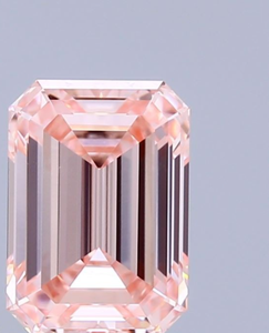Diamante Cultivado en Laboratorio, Esmeralda de 2.02 ct, Rosa Intenso Fantasía, VVS1, Diamante Personalizado - Product Image 4