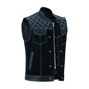 Nouveau gilet en cuir pour hommes de conception Offre Spéciale gilet en cuir véritable de bonne qualité pour la vente en ligne - Product Image 1