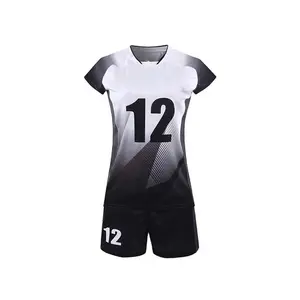 Your Personal Volleyball Uniforms With Own Customization Team Number & Name Beach Women Sublimated Volleyball Jersey Short Set