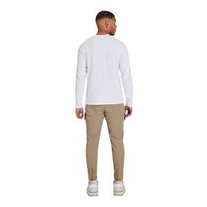 Mens Grey Green Refined Tech <b>Cargo</b> <b>Pants</b> Slim Fit with <b>Stretch</b> Waistband, Performance Feel, and Modern Pocket Setup - Product Image 6
