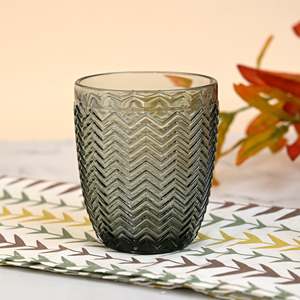 Ensemble de 6 verres à boisson en verre gaufré subtil Meraki - Product Image 5