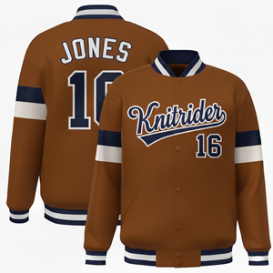 Veste universitaire de baseball de qualité supérieure, style Letterman, noir et blanc, en laine, col montant, logo frontal, respirante, coupe-vent - Product Image 5