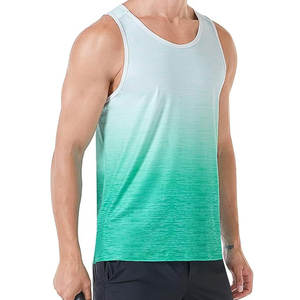 เสื้อออกกำลังกายแบบลำลองของผู้ชายเสื้อแขนกุดพิมพ์ลายซับลิเมชัน - Product Image 3