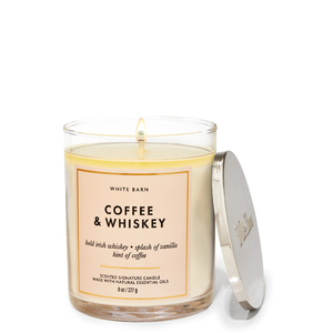 Coffee Whiskey Glass Candle <b>Jar</b> Vessel Luxury Soy Wax Scented Candle With Vanilla And Essential Oils For Home Decor Gift - Product Image 1