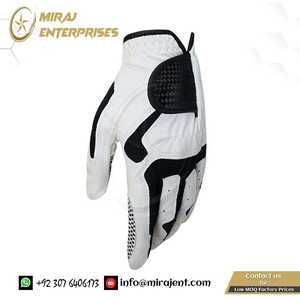 Guantes deportivos antideslizantes de tela transpirable profesional piel de oveja azul blanco gris 3 colores para regalo de marido para hombres GUANTES DE Golf - Product Image 6