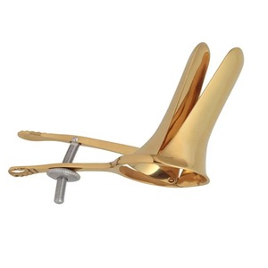 Espéculo Vaginal Cusco de Acero Inoxidable de Grado Médico con Recubrimiento Dorado, Instrumentos de Examen Ginecológico - Product Image 4