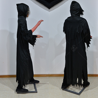 Accessoires Métalliques Maison Hantée Halloween Modèle Fantôme Électrique Animatronique d'Intérieur pour Garderie, Maternelle, Parc d'Aventures, Maison de Jeux