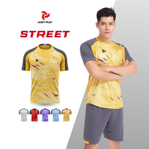 Ensemble de maillots de football haute qualité pour hommes, avec logo et couleurs personnalisés, survêtements de rue pour hommes, prix d'usine - Product Image 5