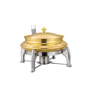 Chafing Dish de Acero Inoxidable de la Mejor Calidad, Color Dorado y Plateado, para Catering y Servicio - Product Image 1
