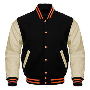Personalizado Casual Streetwear Cool Varsity chaqueta Universidad al por mayor OEM de alta calidad Universidad Varsity chaqueta para los hombres - Product Image 1