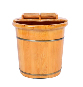 Barriles de Madera para Pedicura, Modernos, para el Hogar, Salón de Belleza, Terapia Profesional y Casera para Remojar los Pies, Estilo Indio - Product Image 3