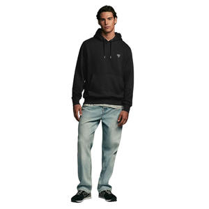 เสื้อฮู้ดเข้ารูปผู้ชายสีดำ - Product Image 1