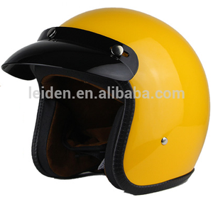 Motorcycle Vintage Open Face <strong>Helmet</strong> in DOT - Product Image 3