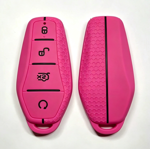 ปลอกกุญแจรีโมทซิลิโคนสีขาว OEM สำหรับ <span class=keywords><strong>BYD</strong></span> <span class=keywords><strong>Atto</strong></span> <span class=keywords><strong>3</strong></span> Yuan Plus Dolphin 4 ปุ่ม พร้อมบรรจุภัณฑ์สำหรับขายปลีกแบบกำหนดเอง - Product Image 4