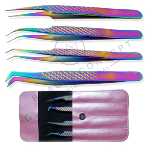 Multi Color Buena calidad Hecho a mano Acero inoxidable OEM Servicio Mejor proveedor Pinzas para pestañas por Beauty Concept International - Product Image 2