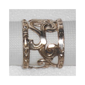 Porte-serviettes de luxe en métal de qualité exclusive Design Premium Anneaux de serviette décoratifs de ferme Pièce maîtresse de table couleur or - Product Image 1