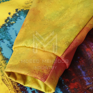 เสื้อสวมหัวพิมพ์ลายแบบซับลิเมชันมีฮู้ดใส่สบายน้ำหนักเบาทำจากปากีสถาน - Product Image 5