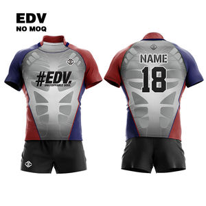 Maillot de rugby respirant à sublimation personnalisée, uniforme de rugby de vente chaude - Product Image 1