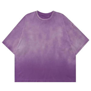 T-shirts surdimensionnés vintage pour hommes à lavage acide 100% coton sérigraphie personnalisée Streetwear t-shirts graphiques en grande taille chez Nurak 2025 - Product Image 2