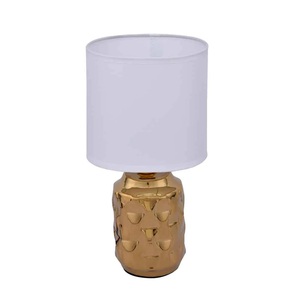 Lámpara de Escritorio de Lujo, Estilo Moderno, Lámpara de Mesa de Estudio de Latón, Pantalla de Tela Blanca, Decoración de Habitación, Lámpara Moderna para Decoración del Hogar - Product Image 5