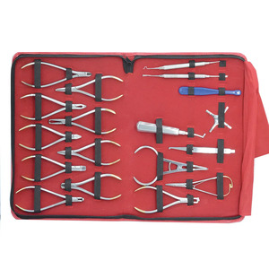 Ensemble d'instruments dentaires d'orthodontie de base, kit composite, 18 pièces, ensemble d'instruments chirurgicaux dentaires de qualité supérieure - Product Image 1