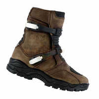 Botas Deportivas de Motociclismo para Hombre, de Cuero Genuino, de Alta Tecnología, Impermeables y Transpirables, para Carreras de Motos