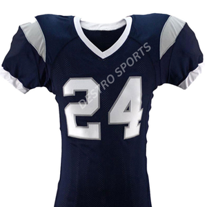 ชุดเครื่องแบบอเมริกันฟุตบอลเสื้อเจอร์ซีย์ระบายอากาศใส่สบายพร้อมหมายเลขชื่อผู้เล่นตามสั่ง - Product Image 4