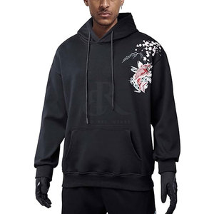 เสื้อฮู้ดไซส์ใหญ่พิเศษสำหรับผู้ชายผ้าฟลีซปักลาย3D สำหรับฤดูหนาวกลางแจ้ง - Product Image 3