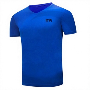 เอเวอร์โกลว์เสื้อยืดลำลองคอกลมแขนสั้นทรงเข้ารูปสำหรับผู้ชายไซส์ใหญ่-ผ้าฝ้าย 100% แห้งเร็ว - Product Image 1