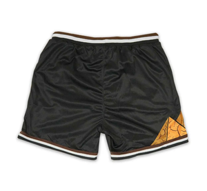 Alta calidad sublimación estética Casual gimnasio desgaste hombres verano deporte poliéster corto Jogging Streetwear Regular Fit malla pantalones cortos - Product Image 3