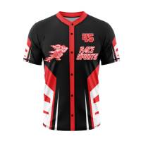 Maillots de baseball personnalisés pas chers, imprimés par sublimation, respirants, grandes tailles, avec logo d'équipe, entièrement boutonnés, 100 % polyester