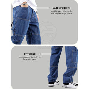 Dernière conception OEM Service Jeans Pantalon Pour Hommes Confortable Premium Qualité Hommes Jeans Pantalon - Product Image 4