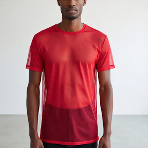 OEM Sheer Mesh Top Tank <b>Men's</b> Sleeveless Workout See Through <b>Singlet</b> Vest Bodybuilding Muscle Gym Fitness Sheer Mesh Tops <b>Men</b> - Product Image 2