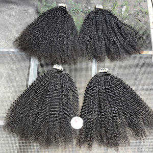 ผมต่อปลายแบนผมแท้ผมบลอนด์สีน้ำตาล - Product Image 6