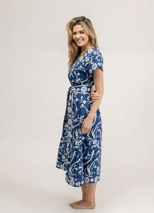 Vestido largo de algodón con estampado floral hecho a mano para mujer, ideal para bodas indias, regalo para ella, colección 2026 - Product Image 4