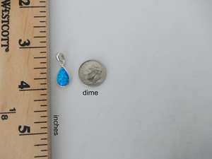 Designer Blue <b>Opal</b> <b>Necklace</b> Sterling Silver Pendant Handmade Gemstone Jewelry Beautiful October Birthstone <b>Necklace</b> Gift - Product Image 5