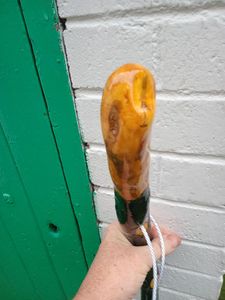 ด้ามจับทำจากวัวสีธรรมชาติทำจากเขาควายตามธรรมชาติด้ามจับแบบปรับแต่งได้ - Product Image 2