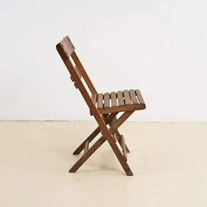Lushoseat เก้าอี้รับประทานอาหารพับได้เก้าอี้ไม้สักธรรมชาติให้ความเย็นสบายสต็อกสินค้าบริเวณผู้ชนะ Artdeco โรงงาน scandinavian - Product Image 4