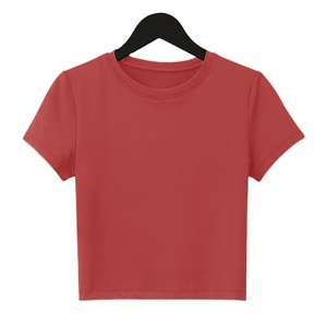 เสื้อยืดสตรีทแวร์ผ้าคอตตอนสีพื้นเสื้อครอปสตรีทผ้าคอตตอนระบายอากาศได้ดีสไตล์ฮิปฮอปสำหรับฤดูร้อน - Product Image 2