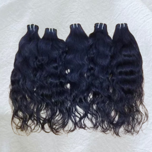 Extensions de cheveux indiens brésiliens 3 Bundle Set Straight Body Wave Kinky Curly & Loose Deep Wave Styles - Product Image 6