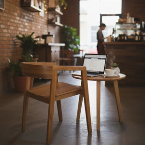 Silla de Comedor de Madera Maciza Moderna y Minimalista de Primera Calidad Solobeat - Comercial, para Exteriores, Ecológica - Product Image 1