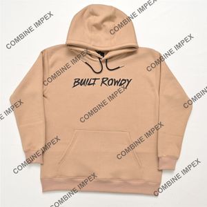 Sweat-shirt à capuche unisexe brodé avec logo personnalisé haut d'hiver Streetwear élégant sweat à capuche doux et décontracté pour hommes - Product Image 1
