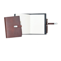 Carnets en cuir promotionnels pour entreprises avec logo personnalisé, coffret cadeau artisanal pour bureau et enseignants, ensemble cadeau