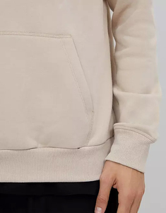 Fabricación de alta calidad de peso pesado 480-500 Gsm Jersey de algodón de gran tamaño XXS Boxy Cropped Hoodie Plain No String Hoodie - Product Image 3