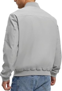 Stylish Versatile <b>Lightweight</b> Men's Windbreaker <b>Jacket</b> Waterproof Canvas Comfortable and Durable - Product Image 2