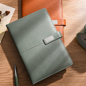 École de bureau en cuir de luxe personnalisée pour cadeau avec boîte-cadeau Agenda Journal Planner papeterie ensemble de cahiers de notes - Product Image 6