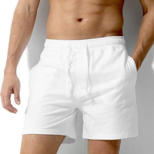 กางเกงขาสั้นผู้ชายผ้าฟลีซคอตตอน 100% คุณภาพสูง ทรงจ็อกเกอร์ ผ้าเฟรนช์เทอร์รี่ เหมาะสำหรับออกกำลังกาย วิ่ง หรือใส่ลำลอง สกรีนโลโก้ได้ - Product Image 4